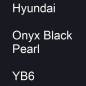 Preview: Hyundai, Onyx Black Pearl, YB6.